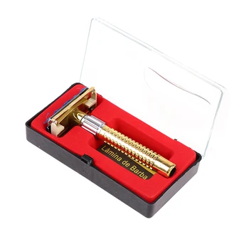1 набор изысканная безопасная бритва в стиле ретро с коробчатой ручкой бритва бритвенный инструмент инструмент для бритья мужской бритва для лица высокого качества 0