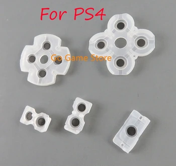 10 комплектов для PS4 для PlayStation 4 PS4 Pro Тонкий контроллер JDS001 Силиконовая проводящая резина Клейкая кнопка