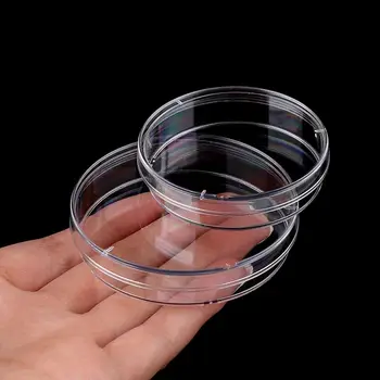10 шт. пластиковые стерильные чашки Петри с крышками 55x15 мм 90x15 мм для лабораторных биологических научных лабораторных принадлежностей