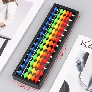 13 Колонка Портативный пластиковый счетный инструмент Abacus Soroban с цветом