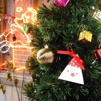 160 шт. Крючки для украшения рождественской елки Крючки для рождественских украшений с фигурными крючками для вечеринки с рождественской елкой (золотые, серебряные) 5