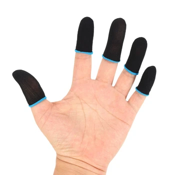 18-контактные рукава для пальцев из углеродного волокна для PUBG Mobile Games Press Screen Finger Sleeves(96 шт.) 5