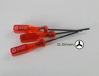 2 шт./лот Красный 2,5 мм Y-образная отвертка 2,5 Y Трехкрылый отвертка Ключ для NDS DS Lite Pro