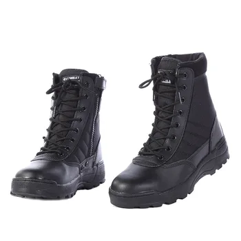 2023 Новые военные кожаные ботинки США для мужчин Боевой бот Пехота Тактические боты Askeri Bot Армейские боты Армейская обувь Erkek Ayakkabi