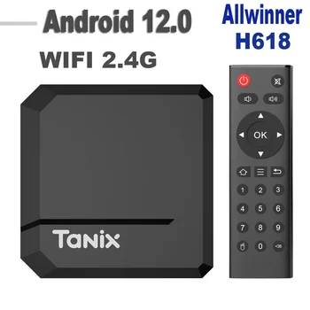 2023 Новый Tanix TX2 Android 12 ТВ-бокс Allwinner H618 8K 2.4G Wi-Fi Оперативная память 2 ГБ ПЗУ 16G Глобальный медиаплеер Приставка Ресивер