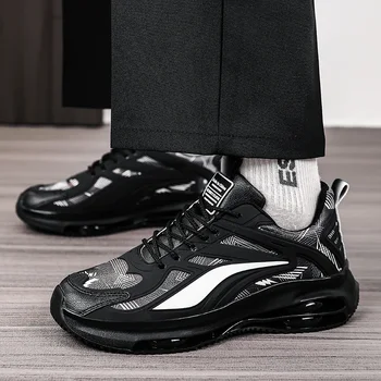 2023 Уличная обувь для мужчин на шнуровке Мужская вулканизированная обувь Зимние мужские кроссовки Платформа Смешанные цвета Мужская повседневная обувь Zapatos 2