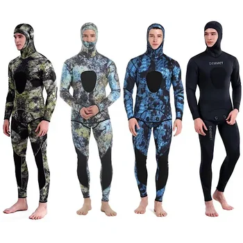 3 мм новый камуфляжный водолазный костюм для охоты на рыбу из хлоропреновой резины, акваланг для подводного плавания холодный и теплый водолазный костюм