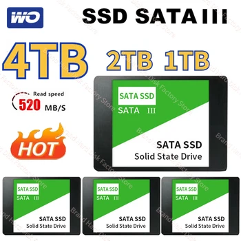 4 ТБ SSD Твердотельные жесткие диски SATA Диск 560 МБ / с Высокоскоростной жесткий диск SATA3 2,5-дюймовые внутренние твердотельные диски емкостью 2 ТБ для ноутбука PS5