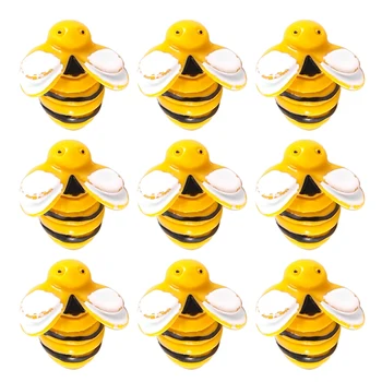 50 шт. Пчелиные вешки Симпатичные пчелы Большие прихватки Декоративные прихватки для Feature Wall, Whiteboard, Corkboard, Photo Wall, Maps