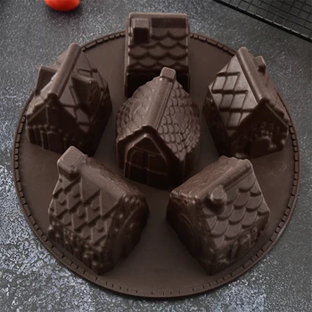 Creative House Силикагель Форма для торта Высокотемпературная недеформируемая форма Jell-O Легко выпускаемая форма для мороженого Инструмент для выпечки