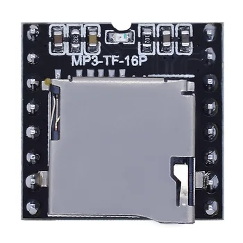 DFPlayer Mini MP3 Player Модуль TF Card U Диск Мини MP3 Плеер Аудио Голосовой модуль Плата ввода-вывода / последовательного порта / AD для Arduino DIY-комплект