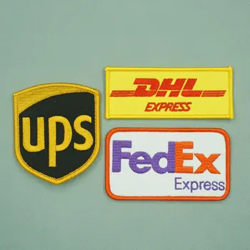 Express Company Badge Вышитые нашивки Нарукавная повязка Рюкзак Значок с крючком для одежды