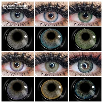EYESHARE Цветные контактные линзы для глаз Серия SIAM 1 пара годовых цветных линз красоты Контактные линзы для глаз Контактные линзы 0