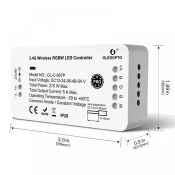Gledopto RF Digital RGB IC Strip Controller Адресуемый гибкий световой эффект динамического освещения для WS2811 WS2812 LED 2