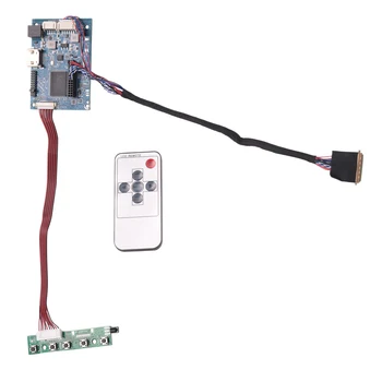 HDMI + AV ЖК-контроллер для 15,6-дюймового B156XW02 LP156WH2 1366X768 с пультом дистанционного управления 40-контактный сигнальный кабель клавиатуры 0