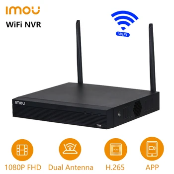 Imou 1080P Беспроводной 4/8-канальный сетевой видеорегистратор NVR Wi-Fi Устройство хранения данных Imou Камера Автоматическое сопряжение HDMI H.265 ONVIF