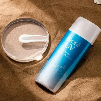 Japan Biore 50/90ML UV Aqua Rich Watery Essence Солнцезащитный крем-гель SPF50 Лосьон для ухода за кожей Увлажняющий CC-крем для лица и тела