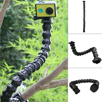 Jaws Selfie Stick Аксессуары для камеры Фиксация Регулируемая шея Простая установка 19-шарнирный гибкий кронштейн RotatableHero 5