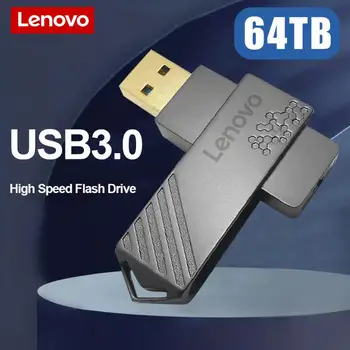 Lenovo 64 ТБ USB Флэш-накопитель USB 3.0 16 ТБ 8 ТБ 4 ТБ Интерфейс USB Флэш-накопитель Мобильный телефон Компьютер Флэш-память Для PS4