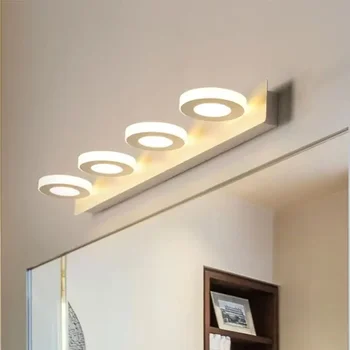 Nordic LED Зеркальный настенный светильник для ванной комнаты Спальня Макияж Современный прибор для украшения дома Акриловый внутренний осветительный прибор Maison