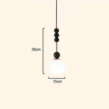 Nordic Подвесной светильник Светодиодные подвесные светильники Macaroon для потолка спальня прикроватная гостиная минималистичный домашний интерьер декор светильник 5