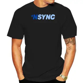 NSYNC Boy Band Альбом Концерт Логотип Мужская белая футболка Размер S M L XL 2XL 3XL