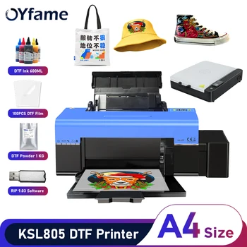 OYfame A4 DTF принтер dtf impresora a4 для epson L805 a4 dtf принтер для толстовок, одежды, ткани, текстиля A4 dtf принтер