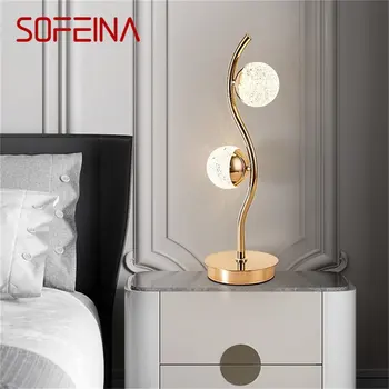 SOFEINA Nordic Креативный торшер Освещение Современный замороженный шар Светодиодный декоративный для домашней гостиной