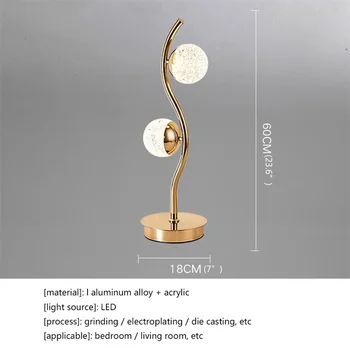 SOFEINA Nordic Креативный торшер Освещение Современный замороженный шар Светодиодный декоративный для домашней гостиной 4