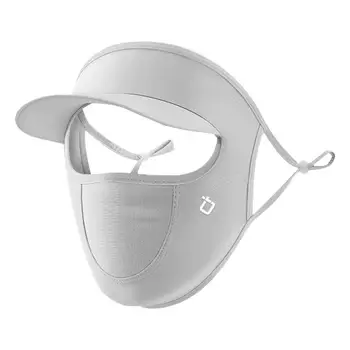 UPF 50 Маска для лица UPF50 Охлаждающая маска для лица унисекс Регулируемый солнцезащитный крем Спортивная маска для лица Многоразовый трехмерный солнцезащитный крем
