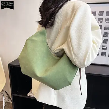 VC Женская минималистичная сумка через плечо Модная тенденция Женская матовая мягкая кожа Боковая сумка Дизайнерские сумки через плечо для женщин