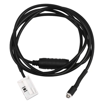  Автомобильный разъем AUX Audio Cable Line с резистором 1,5 м 12-контактный для BMW E60 E61 E63 E64 E65 E66 E81 E82 E83 E87 E88 E90 E91 E92 E93
