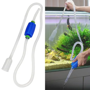 Аквариумный очиститель гравия Вакуумный ручной сифонный насос с фильтрующей насадкой Водообменник для аквариума Аксессуары для очистки воздушного насоса