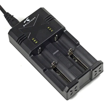 Бесплатная доставка Зарядное устройство Skilhunt M II M2 для аккумулятора 16340 10440 AA AAA 14500 18650 26650