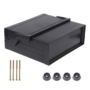 Водонепроницаемый пластиковый электронный корпус Project Box черный 200x175x70 мм 0