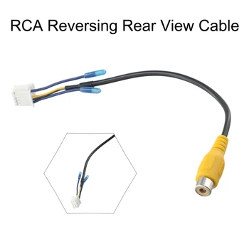  Горячая распродажа Практичный кабельный адаптер Запчасти для камеры заднего вида Резервная камера RCA Реверсивный кабельный разъем 100% новый