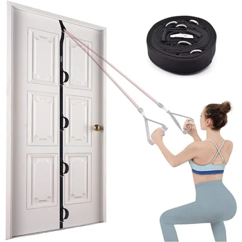 Дверной якорный ремень для упражнений с эспандером Многоточечная анкерная насадка для тренажерного зала для домашнего фитнеса Насадка для силовых тренировок 0