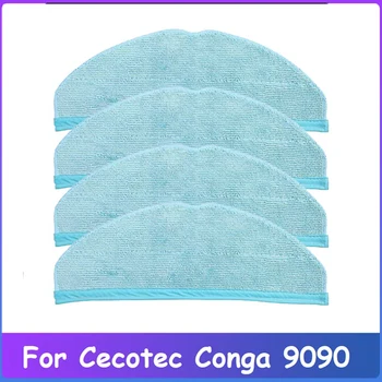 Для Cecotec Conga 9090 Робот-пылесос Моющаяся тряпка для швабры Запасные части Чистящая тряпка для мытья полов