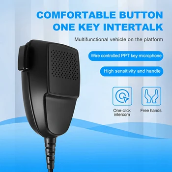 Для Motorola Walkie Talkie GM300 GM950 Запасные части Динамик Микрофон Радио HMN3596A Ручной микрофон