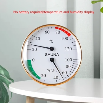Домашний термометр Гигрометр для сауны Комната Инструмент для измерения Цифровой измеритель температуры и влажности, используемый в ванной комнате Sweat Streamroom 5