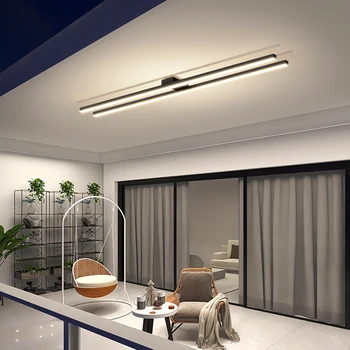 Итальянский минималистичный светодиодная лента коридор светильник коридор минималистичный современный вход крыльцо балконный светильник гардеробная потолочный светильник