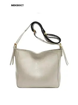 Классическая винтажная сумка через плечо класса люкс для женщин 2023 года Новая летняя однотонная повседневная модная кожаная женская сумка 5