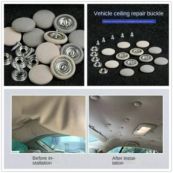  Комплект для ремонта обшивки крыши автомобиля Исправить провисание обшивки потолка для Audi A3 8V 2013-2019 Цвет алюминиевого сплава
