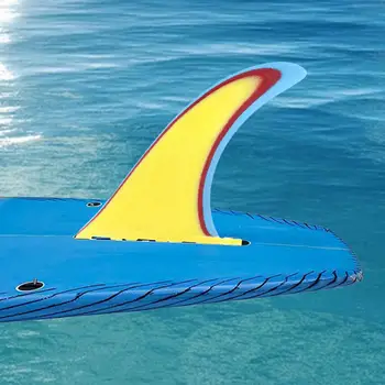  Ласты для серфинга Плавник для серфинга Высокопроизводительный стекловолоконный одноцентральный плавник Хвостовой руль доски для серфинга для