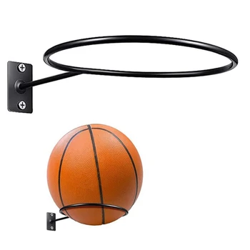  Многоцелевой футбольный дисплей Полка Держатель мяча Настенный баскетбольный стеллаж для хранения Декор гостиной 0