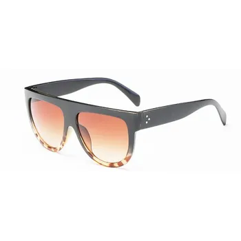 Модные сексуальные ретро полукруглые солнцезащитные очки женские черные белые большие оправы 2020 Cateye Винтажные градиентные солнцезащитные очки UV400 3