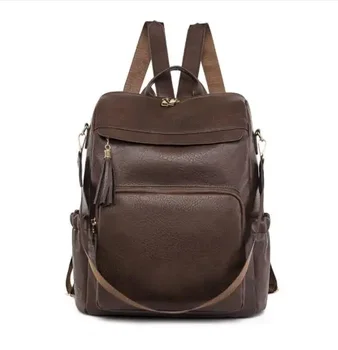 Модный женский рюкзак PU кожаные школьные сумки для подростков Девочка Дорожная сумка через плечо Дизайнер высококачественных брендовых рюкзаков 가방