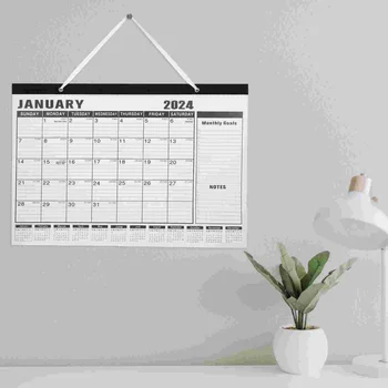 Настенный календарь Офисный висячий календарь Английский ежемесячный календарь Офисный подвесной календарь