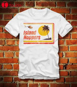 Новая футболка Забавная футболка Island Hoppers Гавайи Ретро Винтаж Funny Pi TV Изготовленная на заказ футболка Толстовки на заказ Aldult Teen унисекс 0