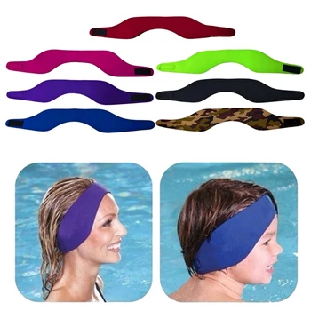 Оголовье для плавания Водонепроницаемая повязка для плавания Прочная повязка для защиты ушей для плавания 1